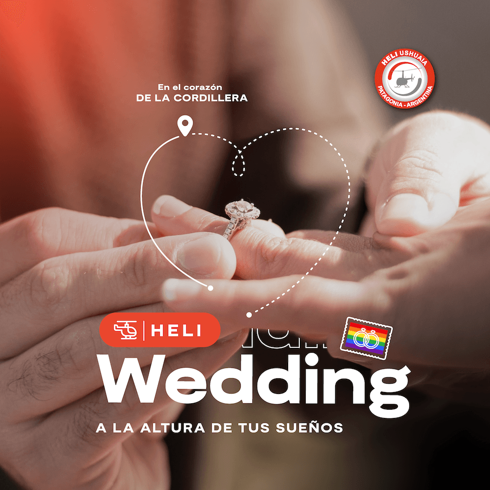 Experiência Heliwedding para celebrar um noivado na cordilheira